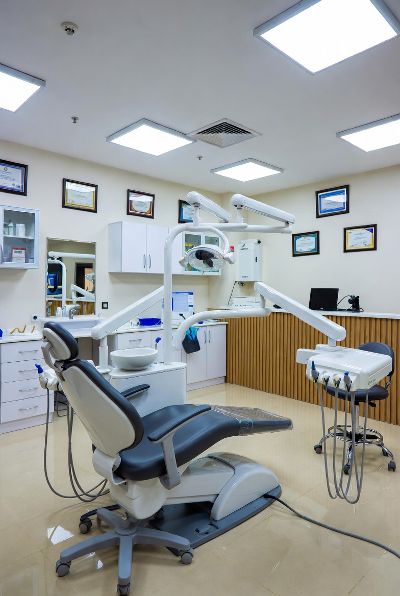 Bright and welcoming interior of Dr. Najamudin Gorchani Dental Clinic